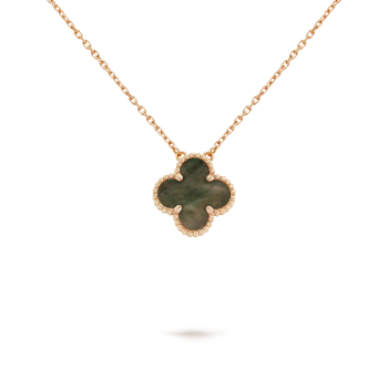 CLOVER LEAF NECKLACE | AMBER