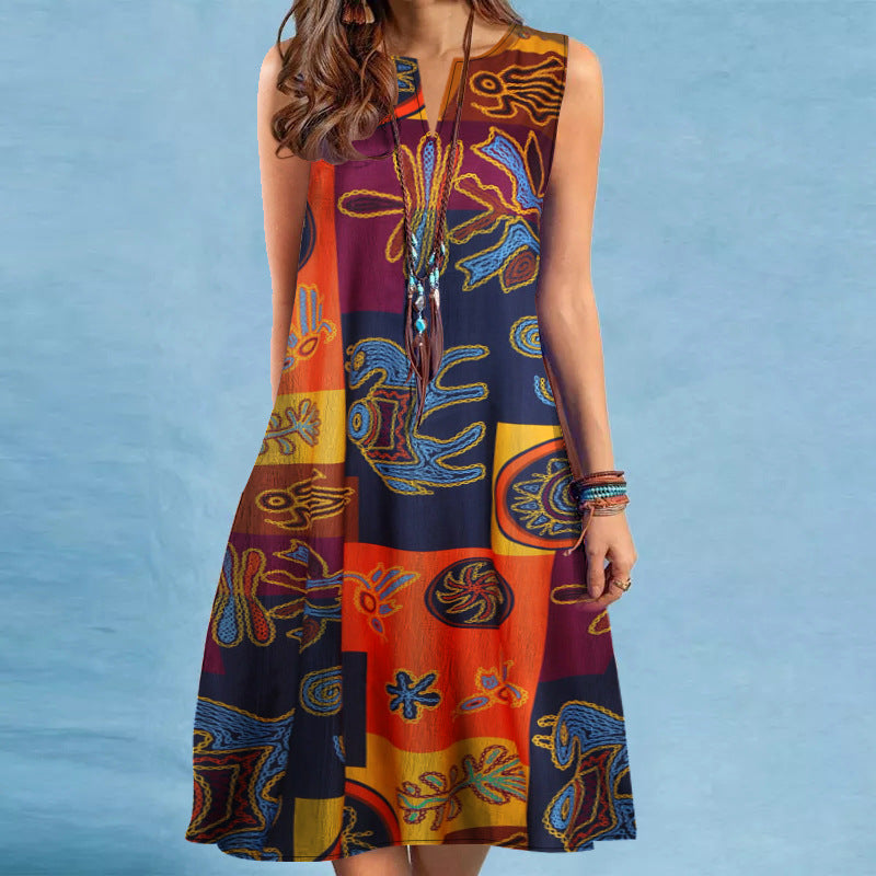 Madeleine | V-Neck Midi Dress