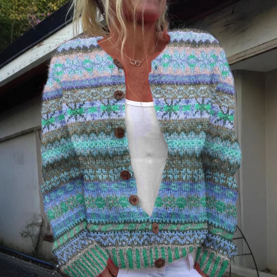 Women's Blue vest with print