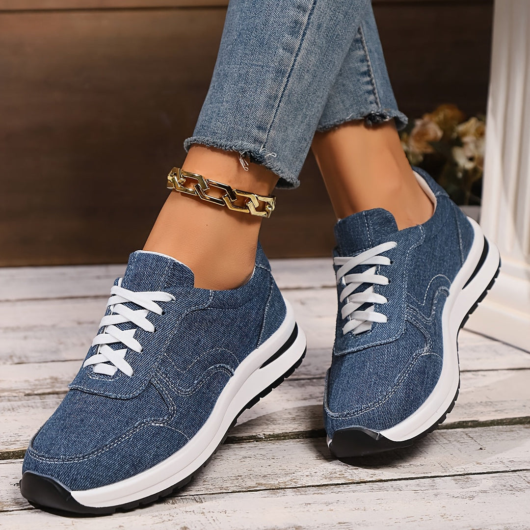 Barbara | Classic Denim Sneakers