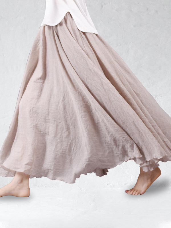Women's Pearl Shiny Skirt - Effortless Movement