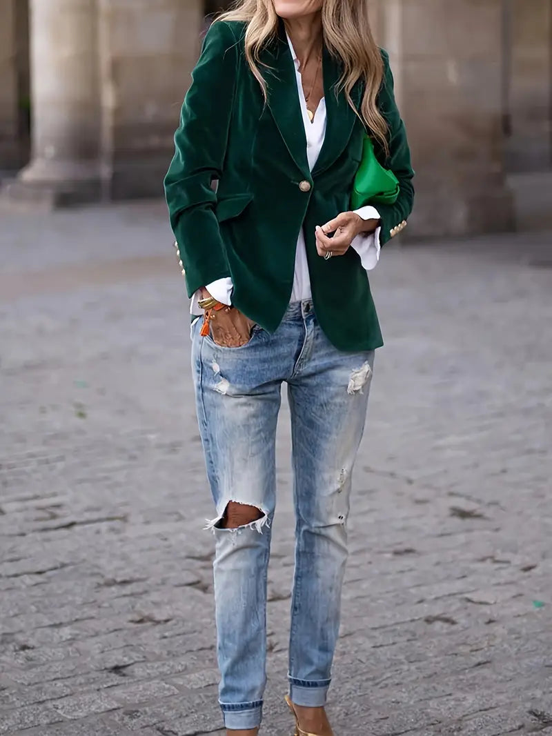 Women's velvet jacket for Elegant