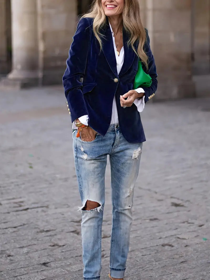 Women's velvet jacket for Elegant