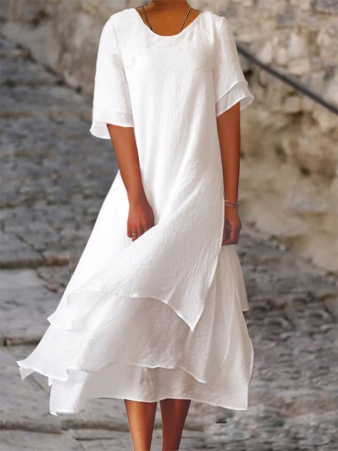 Violet |  Elegant Layered Dress