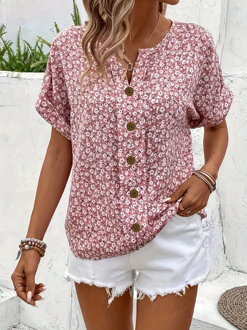 Miracle | Elegant blouse with floral print
