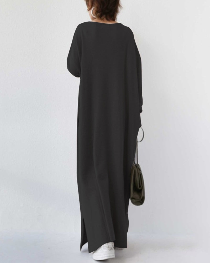 Women's Elegant Casual V-Neck Dress