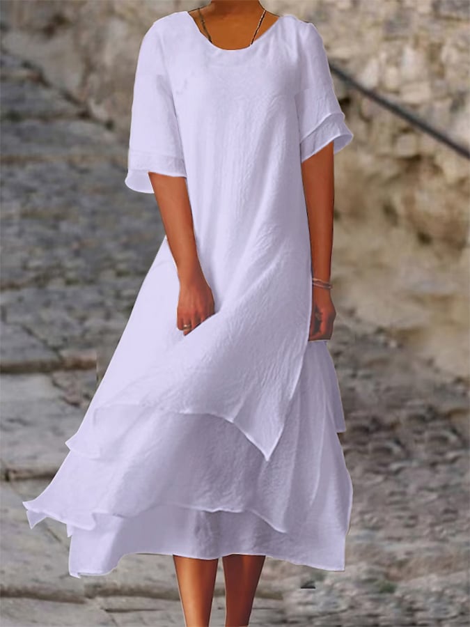 Violet |  Elegant Layered Dress