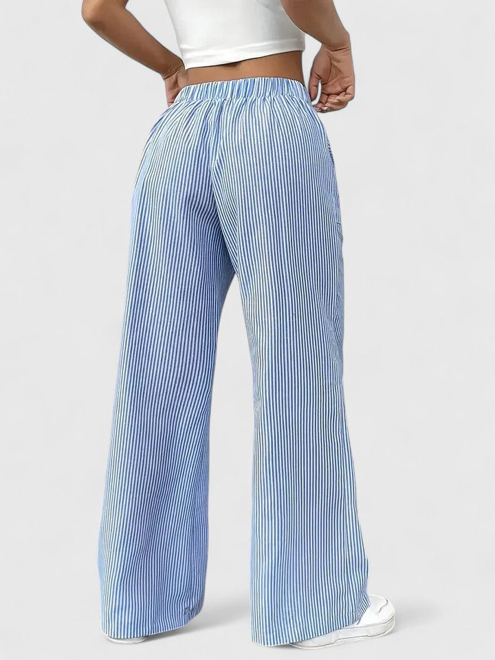 Women's Comfortable wide-leg pants with elegant details