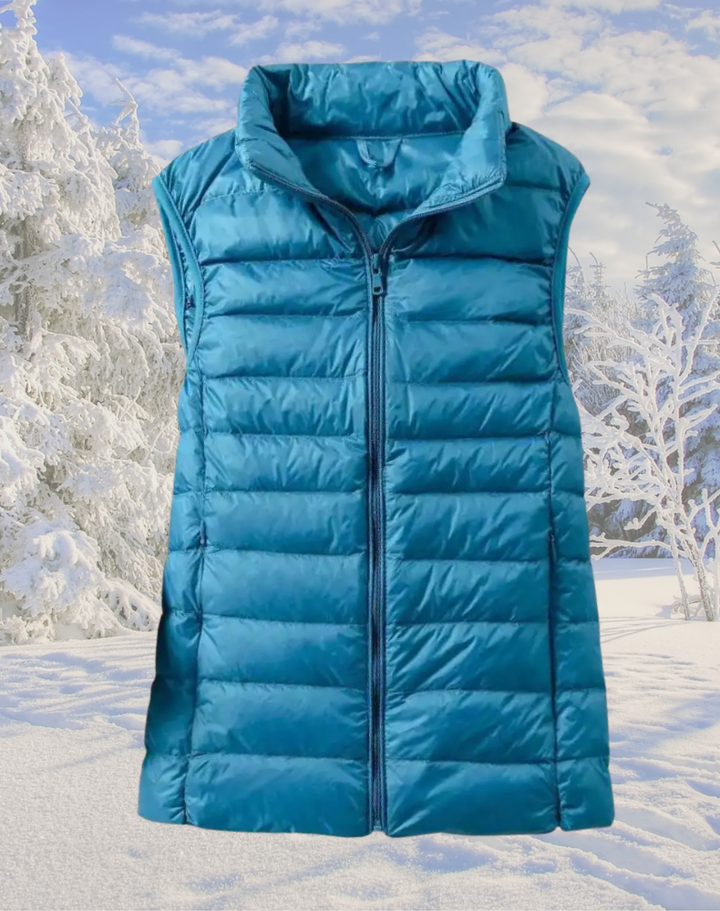 Avery | Padded Zip Up Sleeveless Vest