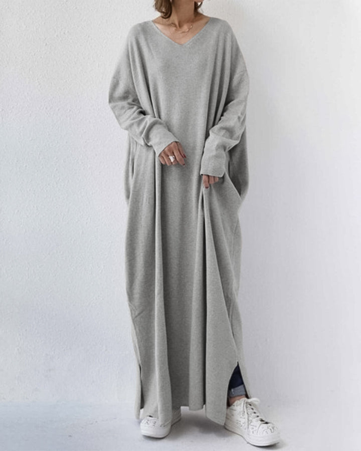 Women's Elegant Casual V-Neck Dress