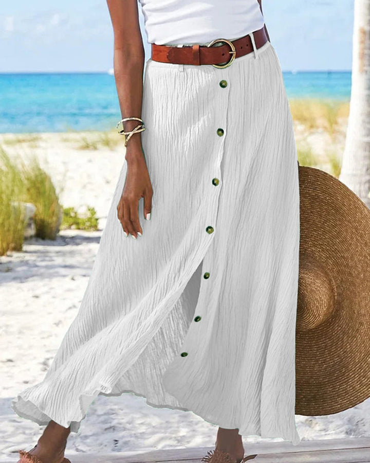 Molly | Flowy Buttoned Skirt