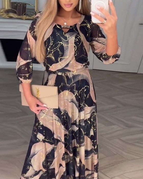 Women's Chiffon Midi Dress