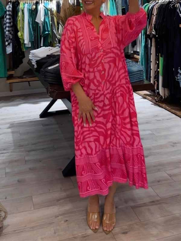Ruby  | Vibrant Printed Dress