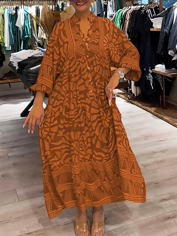Ruby  | Vibrant Printed Dress