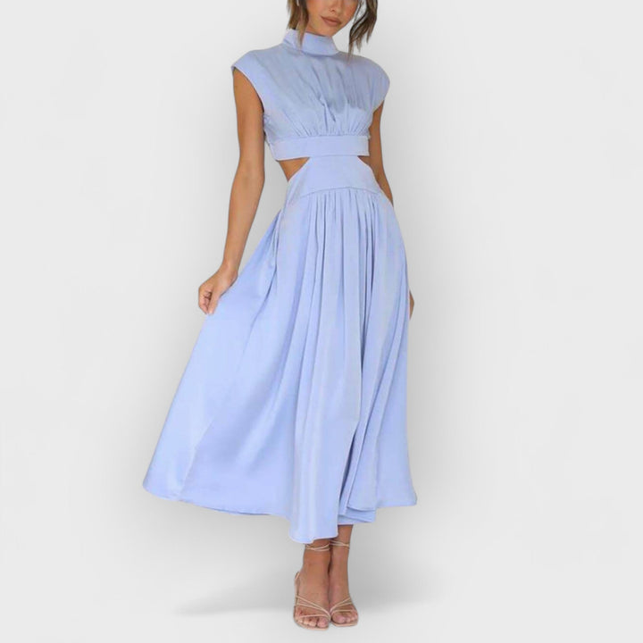 Aster | Women's Cut-Out Waist Midi Dress