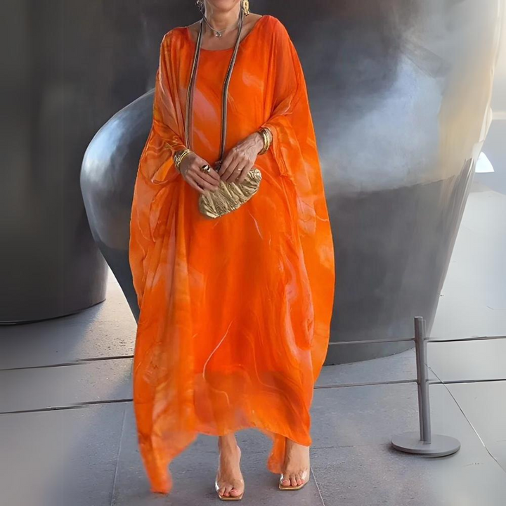 Emersyn |  Charming Silk Chiffon Dress