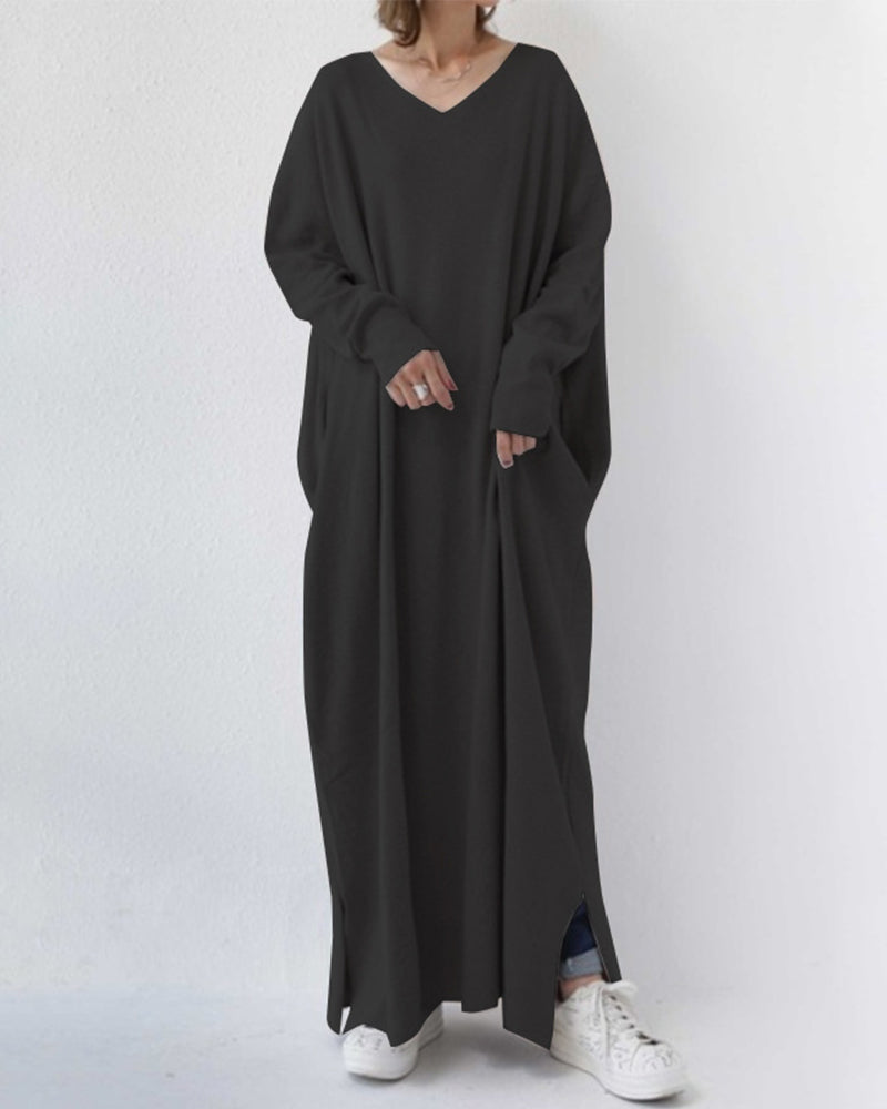 Women's Elegant Casual V-Neck Dress