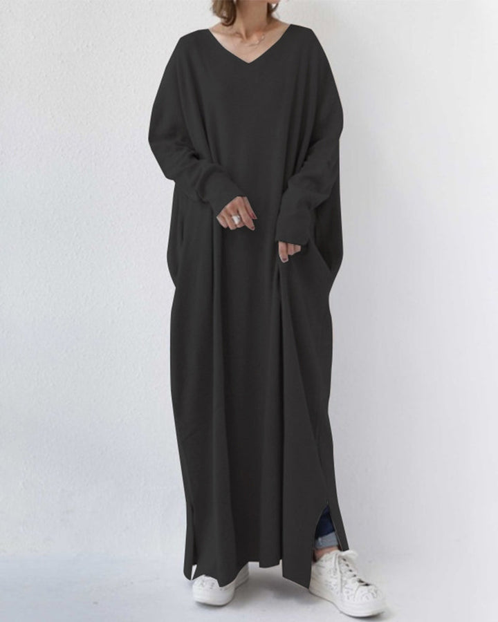 Women's Elegant Casual V-Neck Dress