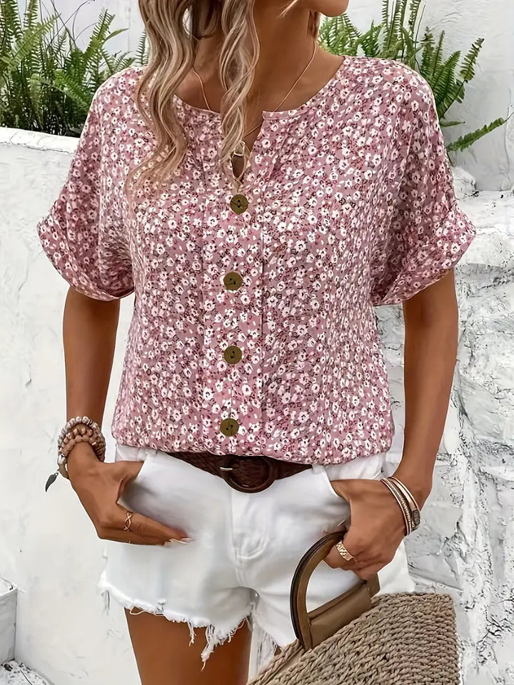 Miracle | Elegant blouse with floral print