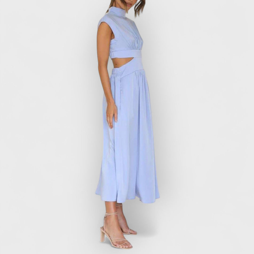 Aster | Women's Cut-Out Waist Midi Dress