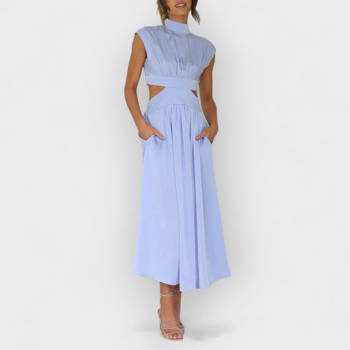 Aster | Women's Cut-Out Waist Midi Dress