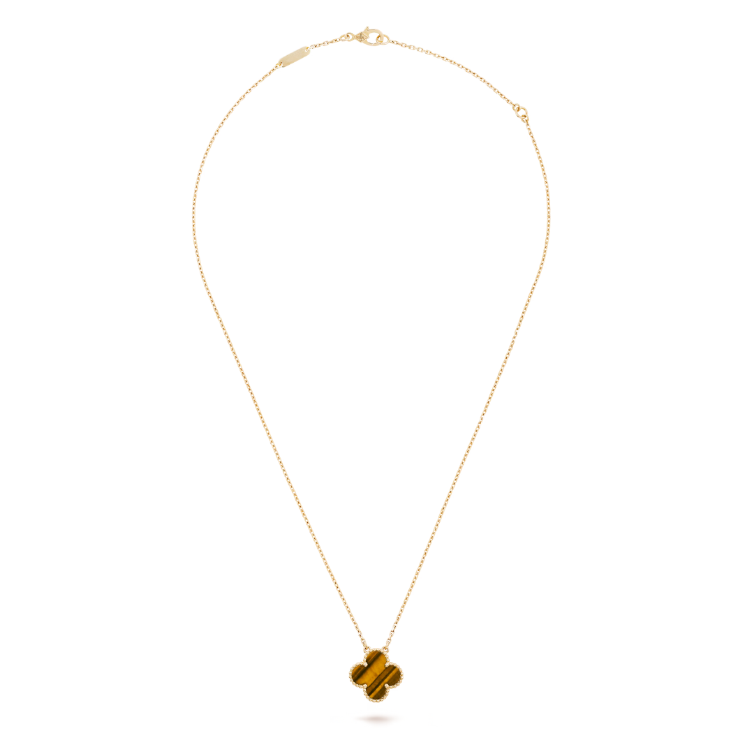 CLOVER LEAF NECKLACE | AMBER