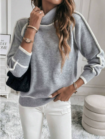Women's Casual Turtleneck Sweater