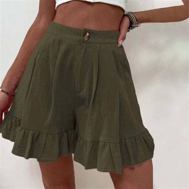 Mabel | Flowy Ruffle Hem Shorts