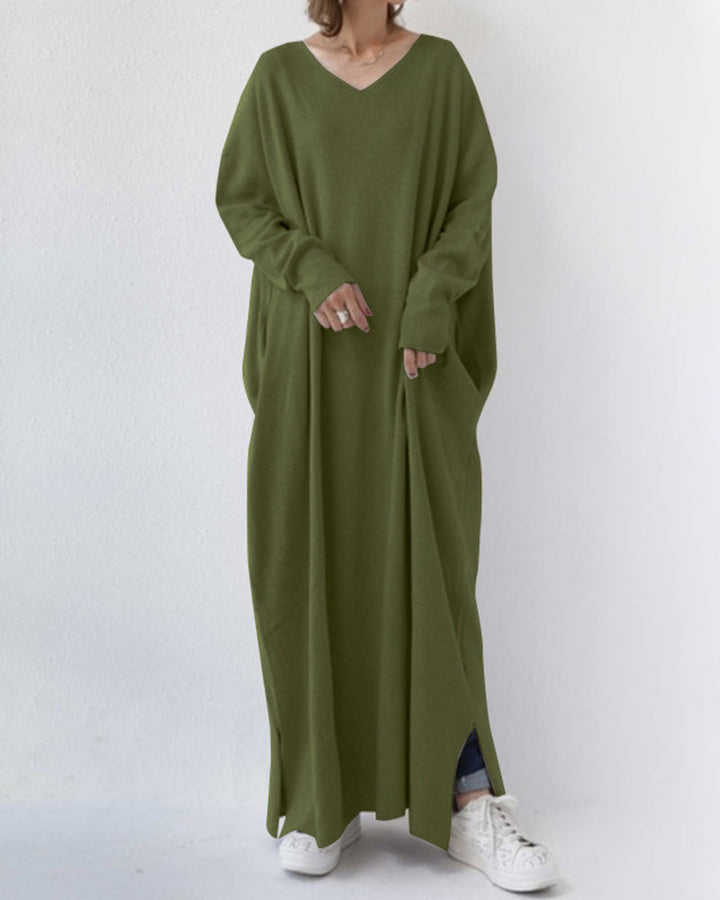 Women's Elegant Casual V-Neck Dress