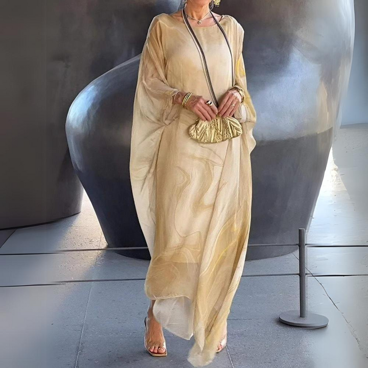 Emersyn |  Charming Silk Chiffon Dress