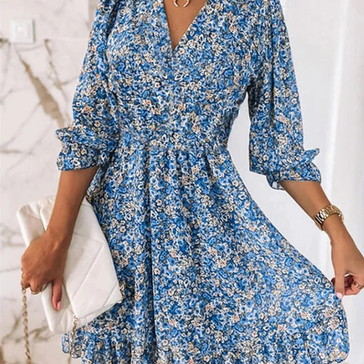 Hallie | Elegant Floral Dress