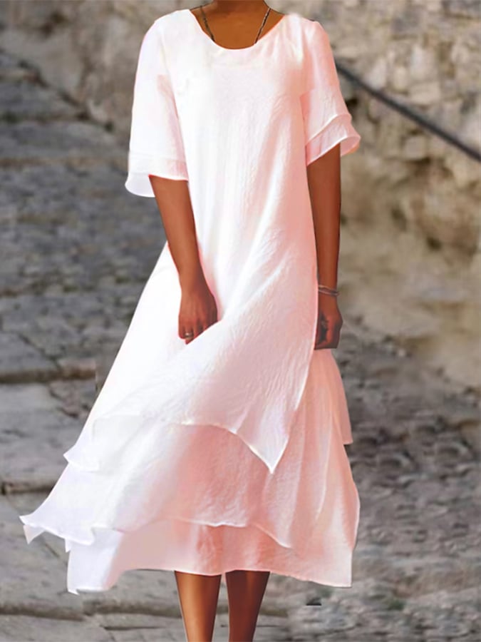Violet |  Elegant Layered Dress