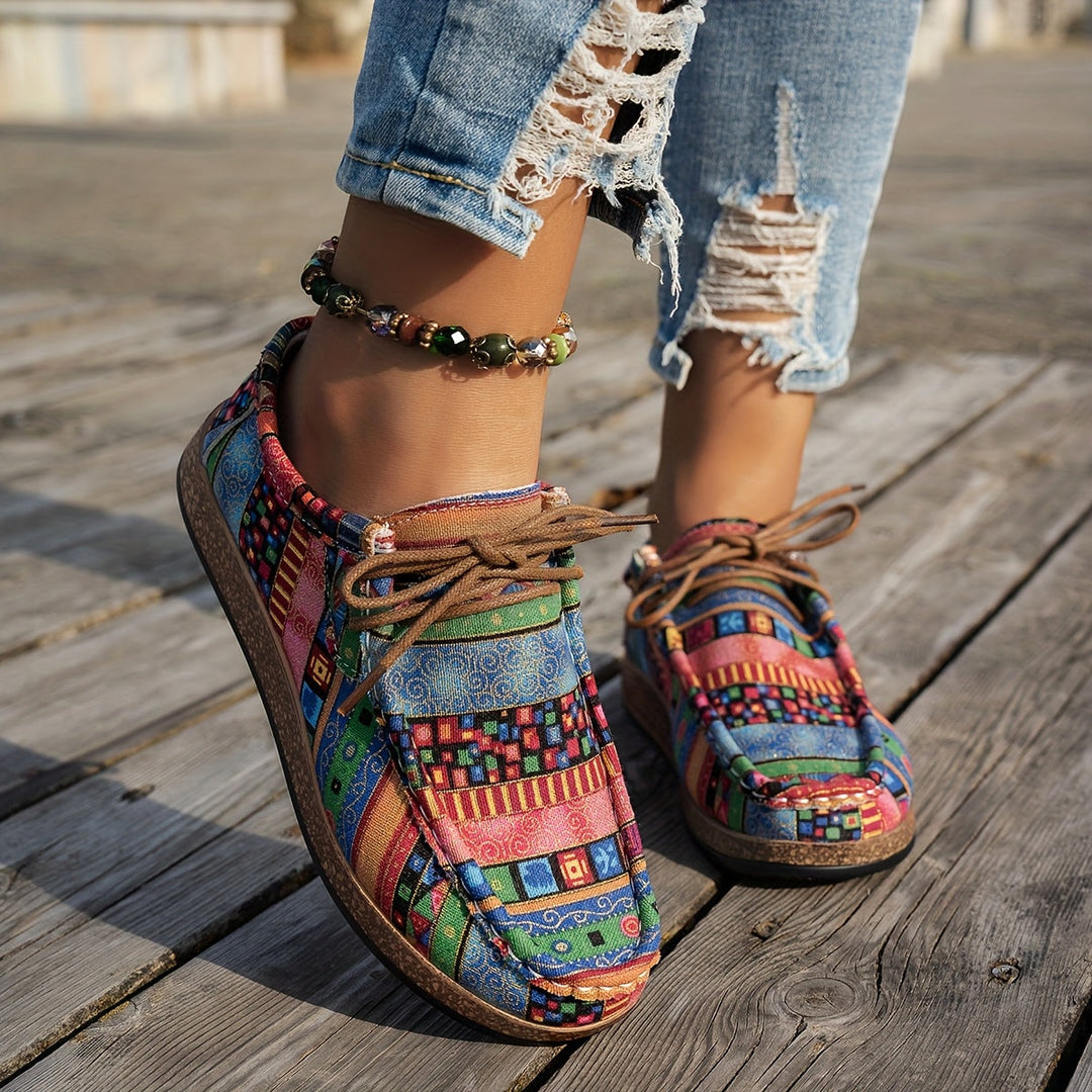 Women's Colourful Retro Shoes