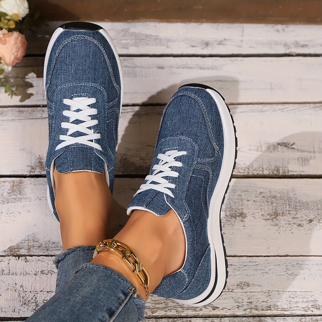 Barbara | Classic Denim Sneakers
