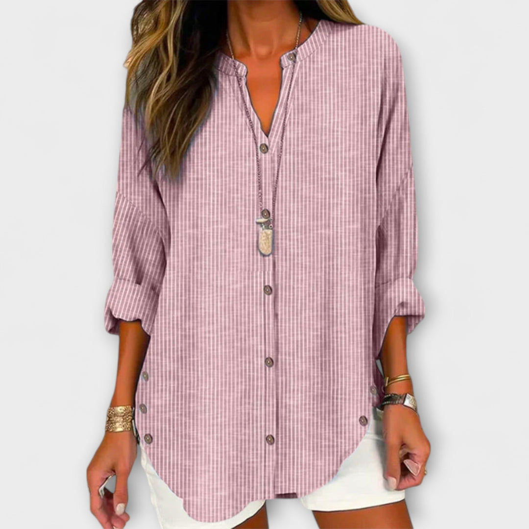 Daleyza | Comfortable V-Neck Top