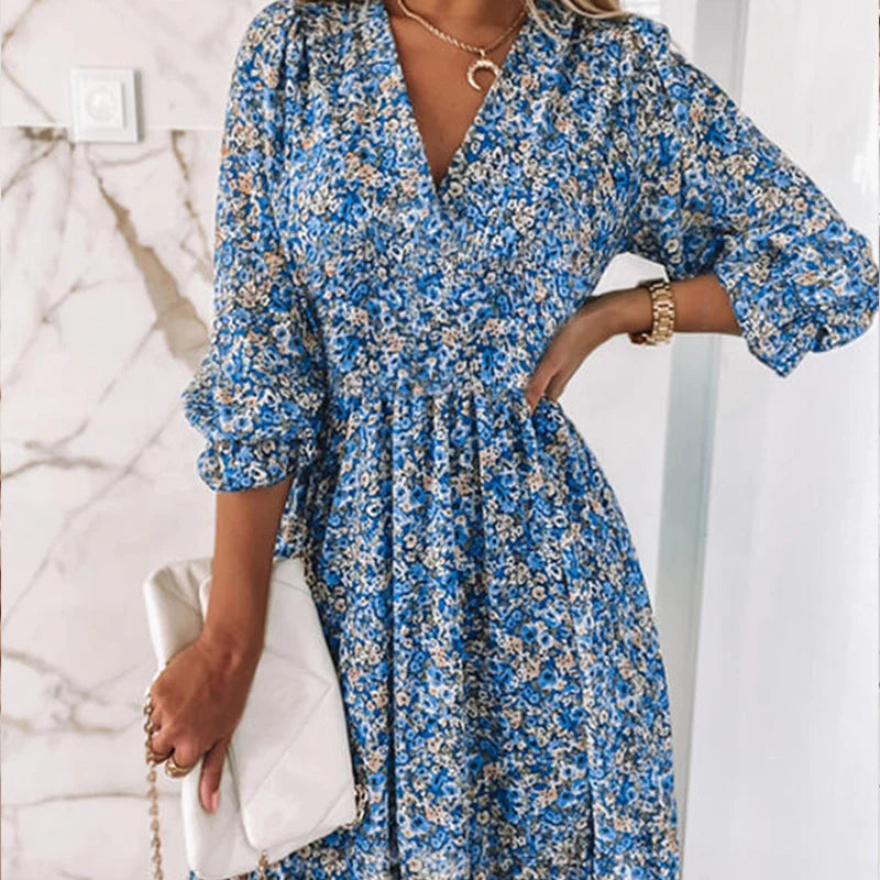 Hallie | Elegant Floral Dress