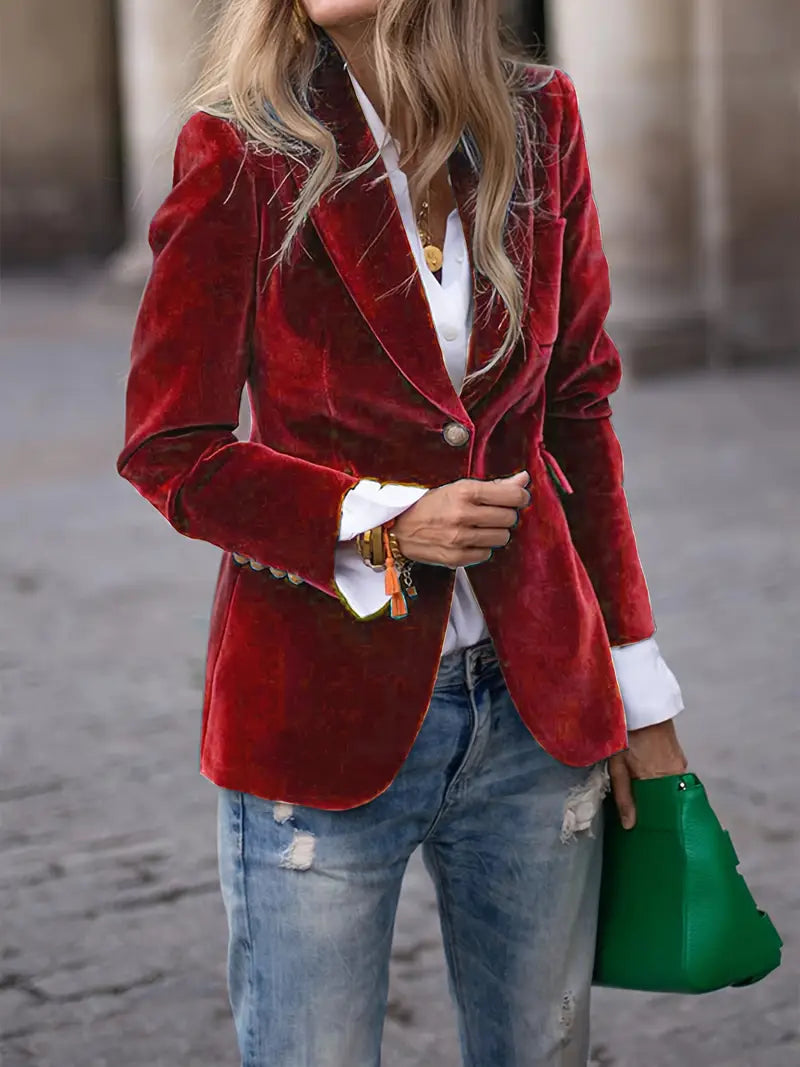 Women's velvet jacket for Elegant