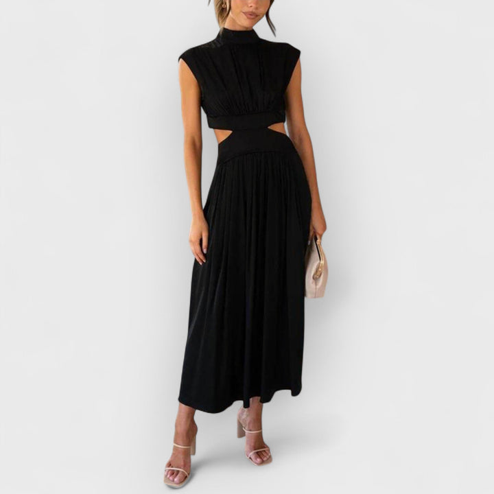 Aster | Women's Cut-Out Waist Midi Dress