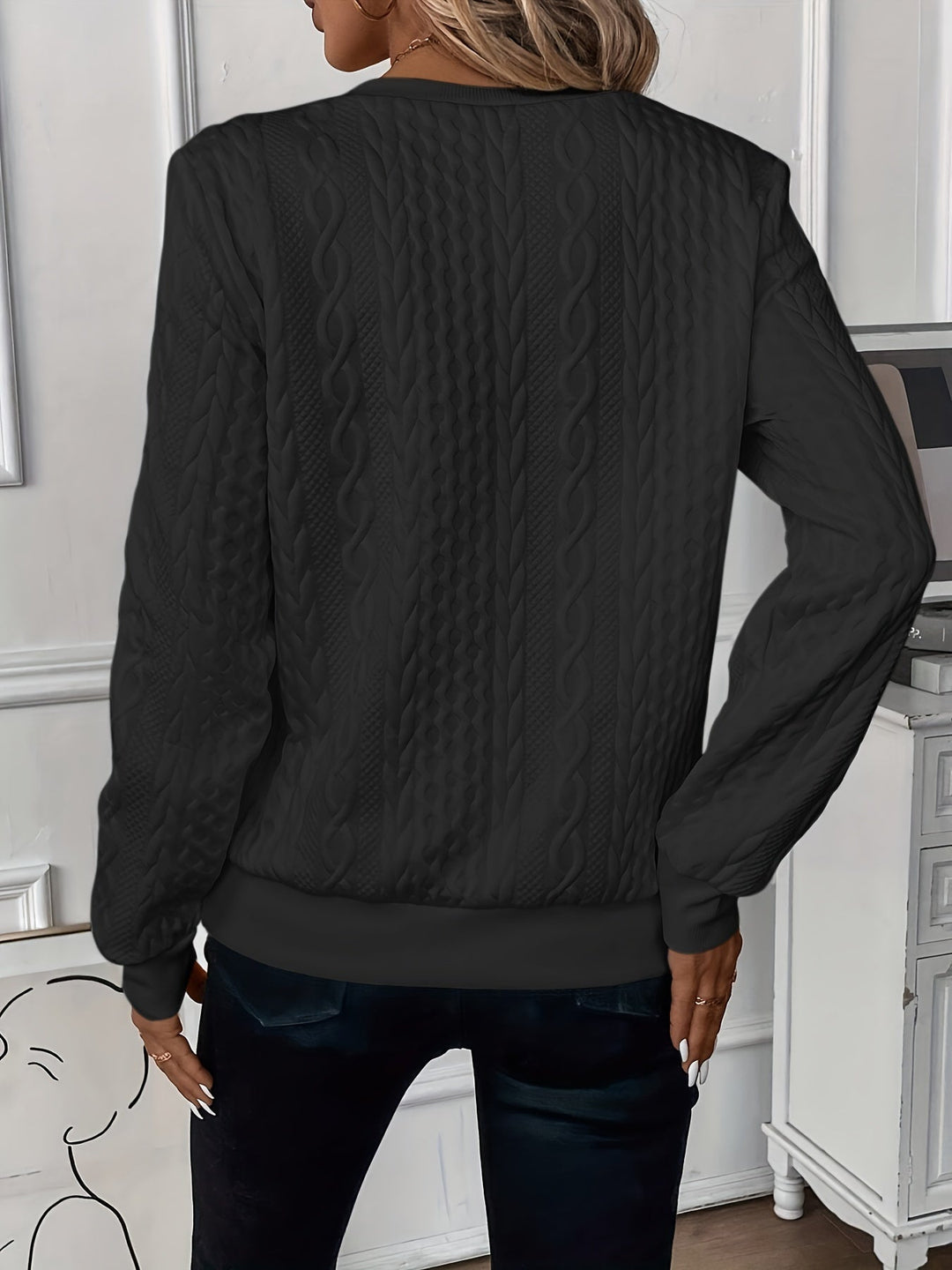 Women's zip-up sweater