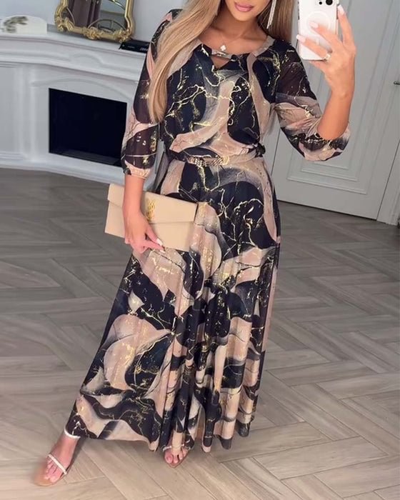 Women's Chiffon Midi Dress