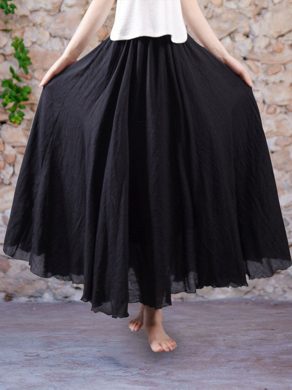 Women's Pearl Shiny Skirt - Effortless Movement