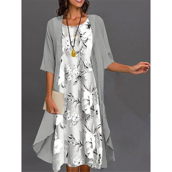 Remi  |  Elegant Printed Dress