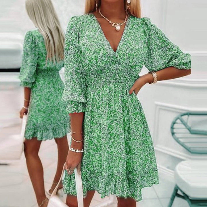 Hallie | Elegant Floral Dress