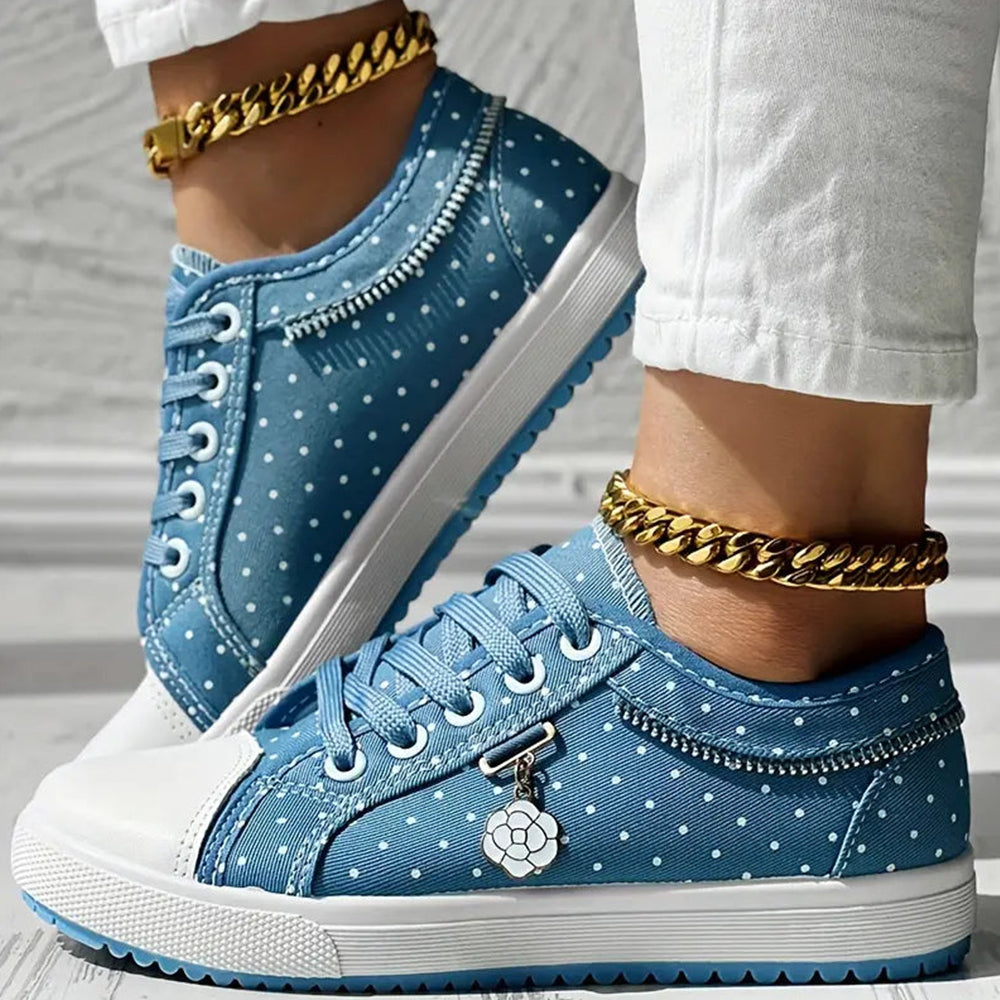Debra | Dotted Lace Sneakers