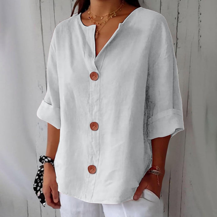 Alayah | Button-Front Blouse