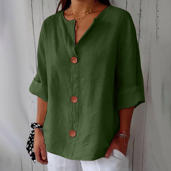 Alayah | Button-Front Blouse