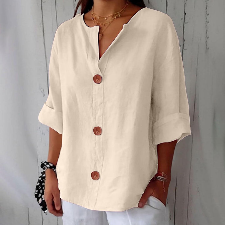 Alayah | Button-Front Blouse