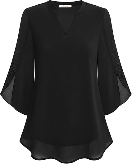 Athena  | Graceful V-Neck Top