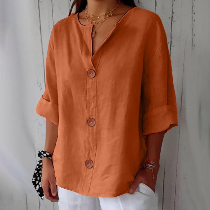 Alayah | Button-Front Blouse