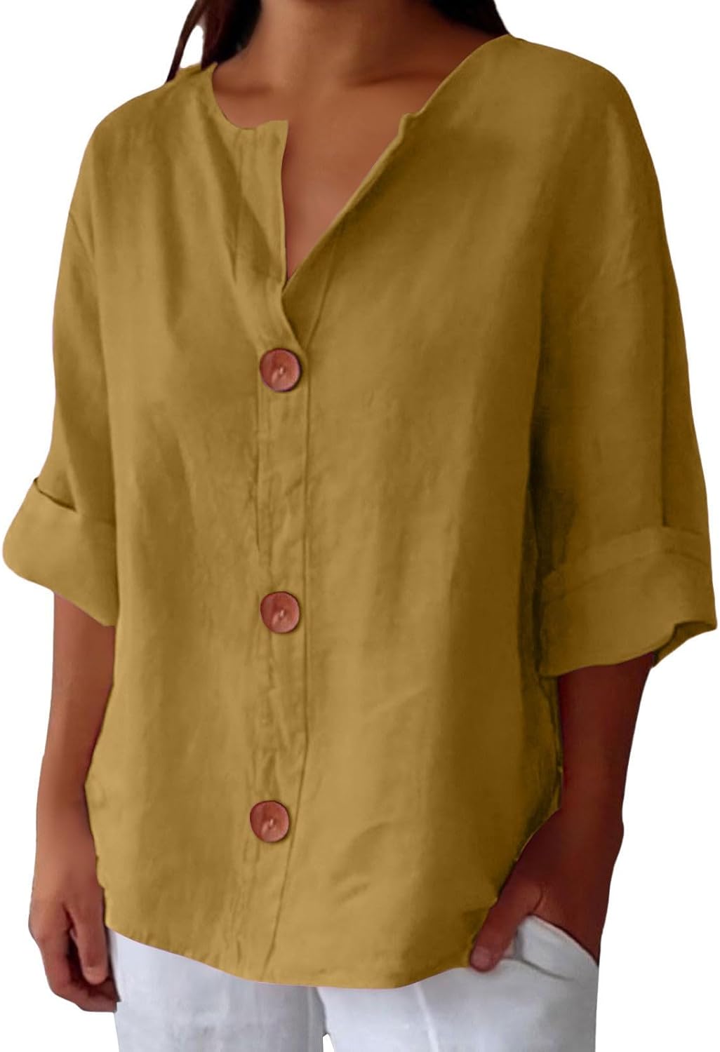Alayah | Button-Front Blouse